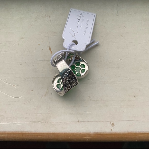 Jade sterling ring - Picture 12 of 13